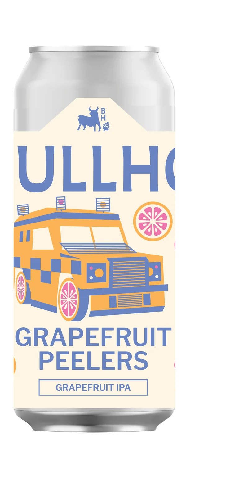 Bullhouse Brew -Grapefruit Peelers Grapefruit IPA 5.6% ABV 440ml Can