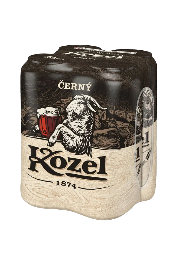 Pivovar Velké Popovice- Kozel Černý Lager 3.8% ABV 500ml Can