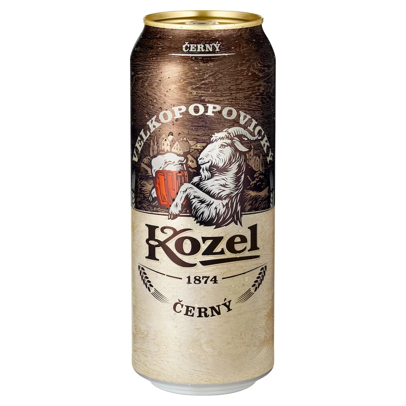 Pivovar Velké Popovice- Kozel Černý Lager 3.8% ABV 500ml Can