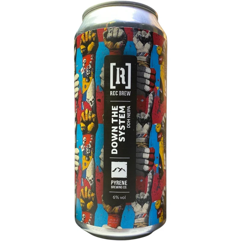Rec Brew- Down The System DDH NEIPA 6% ABV 440ml Can