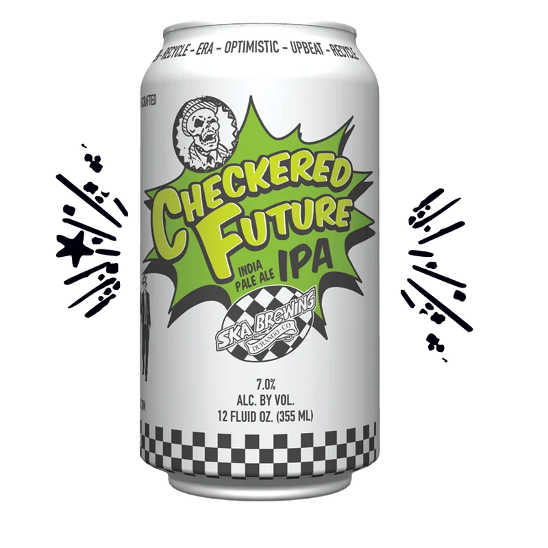 SKA Brewing Checkered Future IPA 7.0% ABV 355ml can