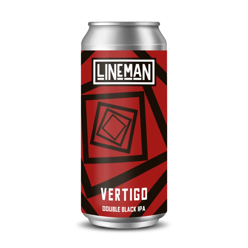Lineman - Vertigo Double Black IPA 8.2% ABV 440ml Can