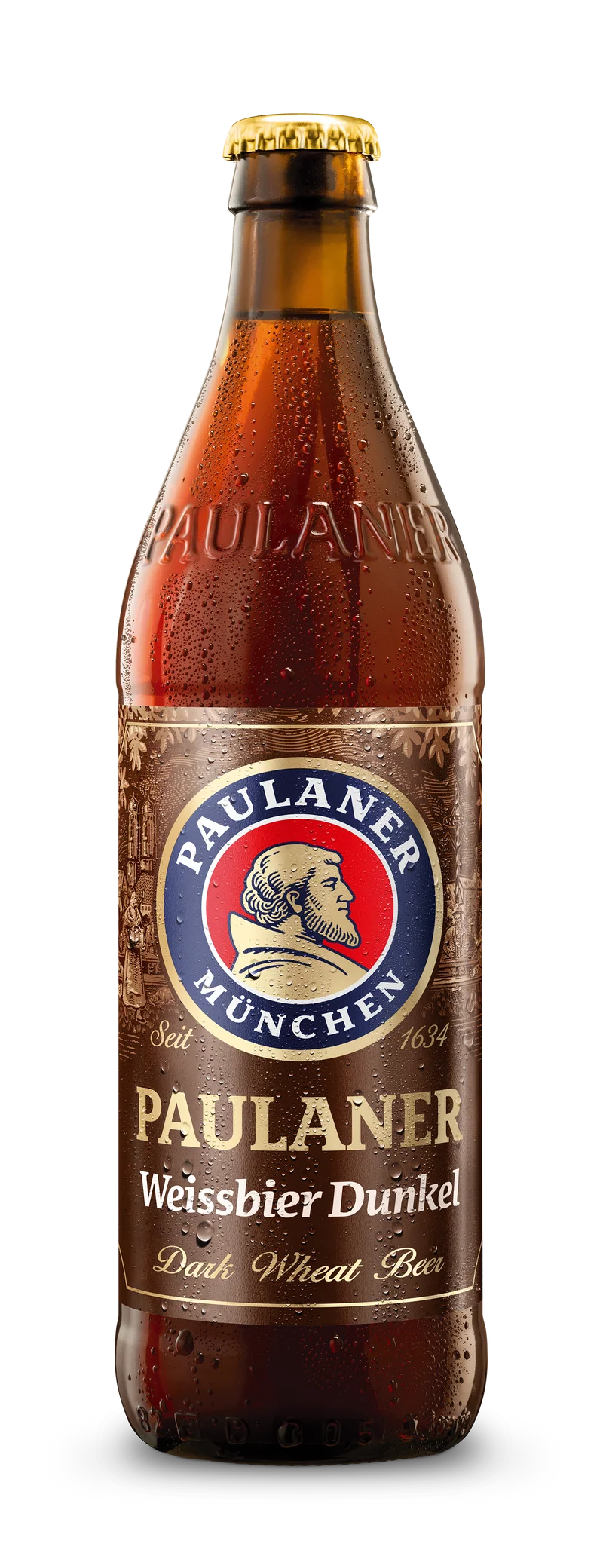 Paulaner- Weissbier Dunkel 5.3% ABV 500ml Bottle