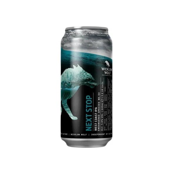 Wicklow Wolf- Next Stop West Coast IPA 5.8% ABV 440ml Can