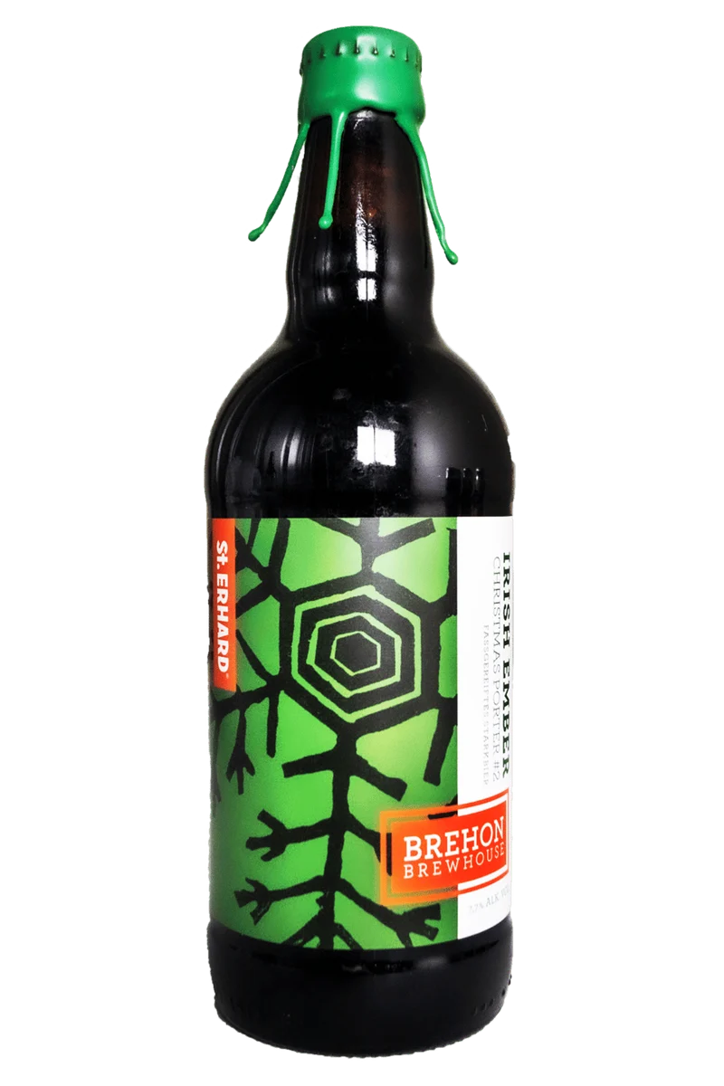 Brehon Brewhouse X St Erhard - Irish Ember Christmas Porter 7.7% ABV 500ml Bottle