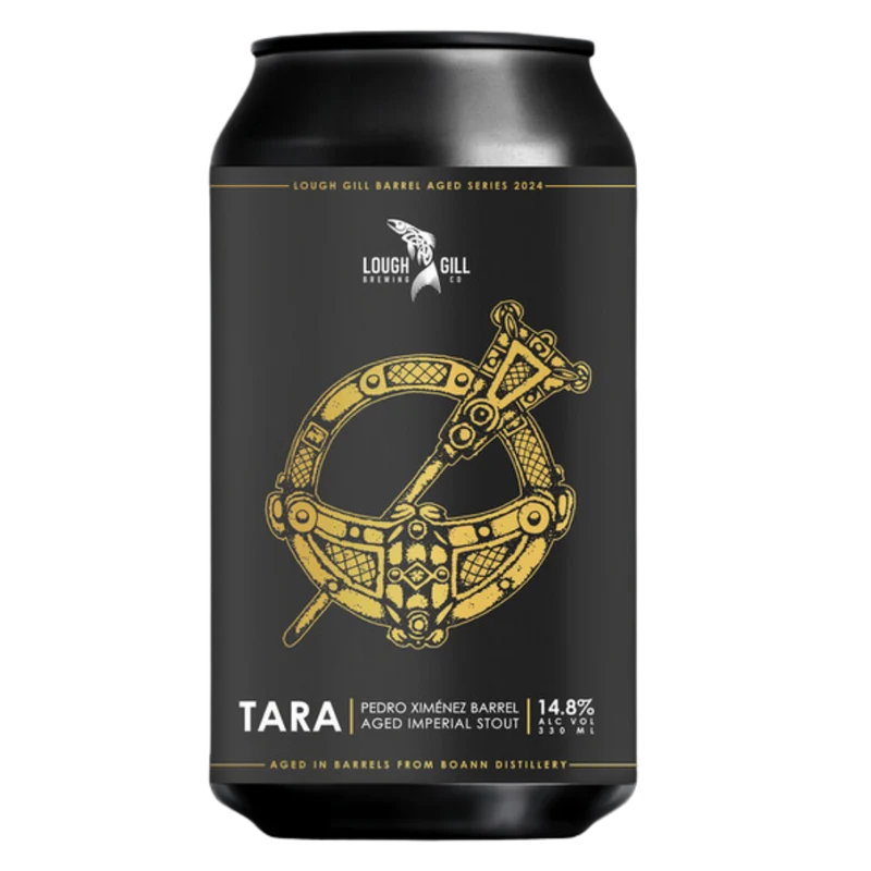 Lough Gill X Boann Distillery- Tara Pedro Ximénez BA Imperial Stout 14.8% ABV 330ml Can