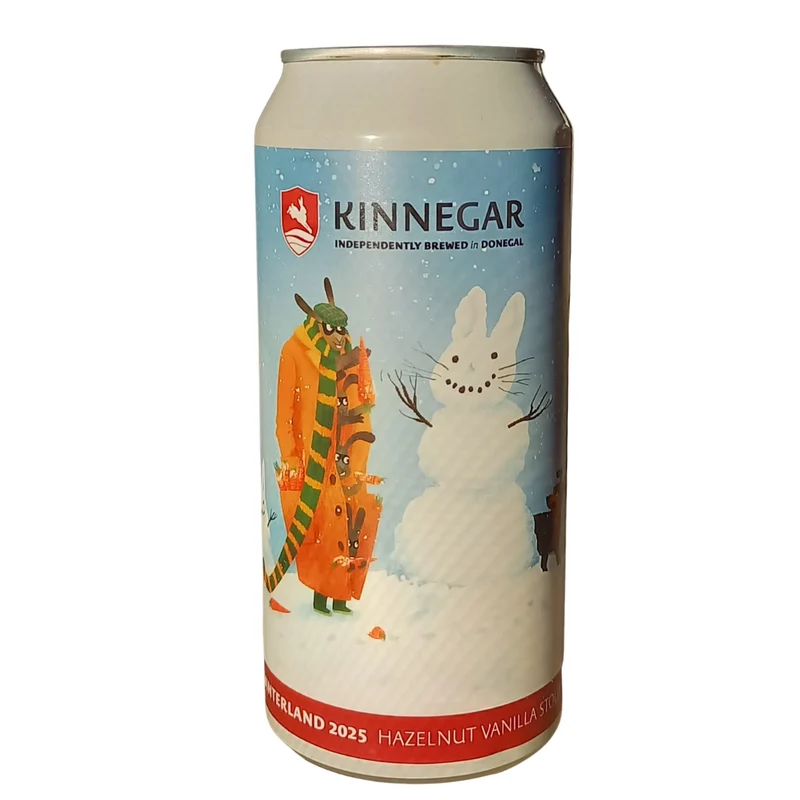 Kinnegar- Winterland 2025 Hazelnut Vanilla Stout 7% ABV 440ml Can