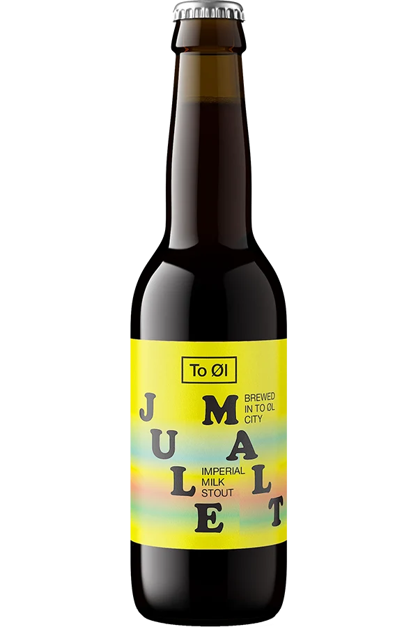To Øl- Jule Malt 2.0 Imperial Milk Stout 13% ABV 330ml Bottle