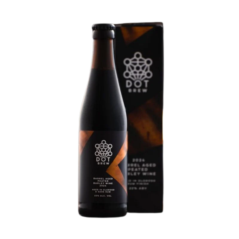 DOT Brew- Barrel Aged Peated Barley Wine 2024 22% ABV