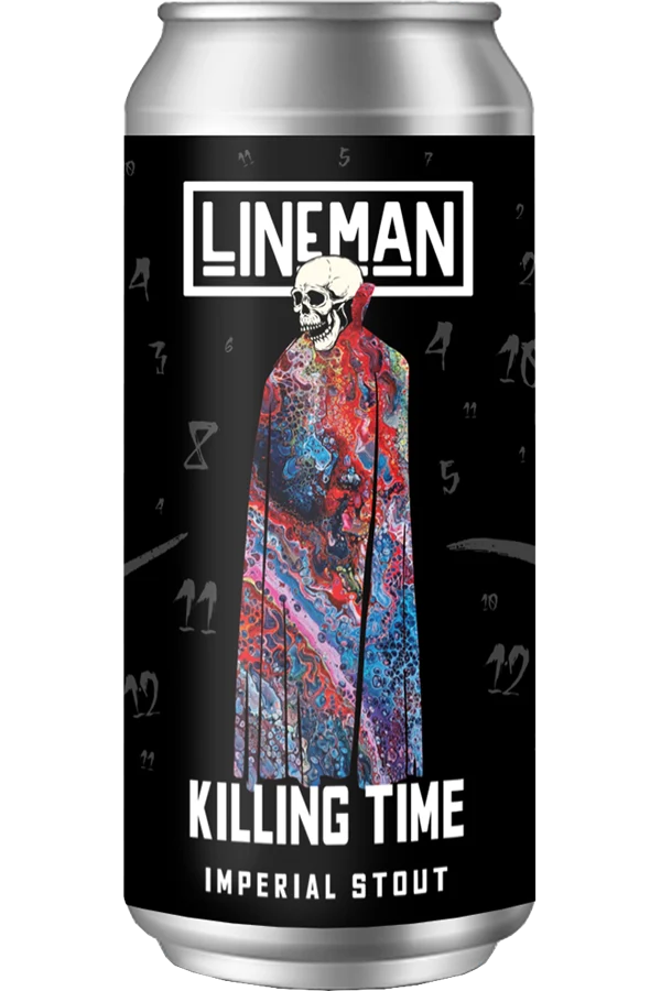 Lineman- Killing Time Imperial Stout 10.8% ABV 440ml Can