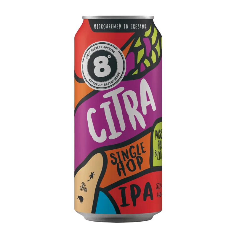 Eight Degrees- Citra Single Hop IPA 5.7% ABV 440ml Can