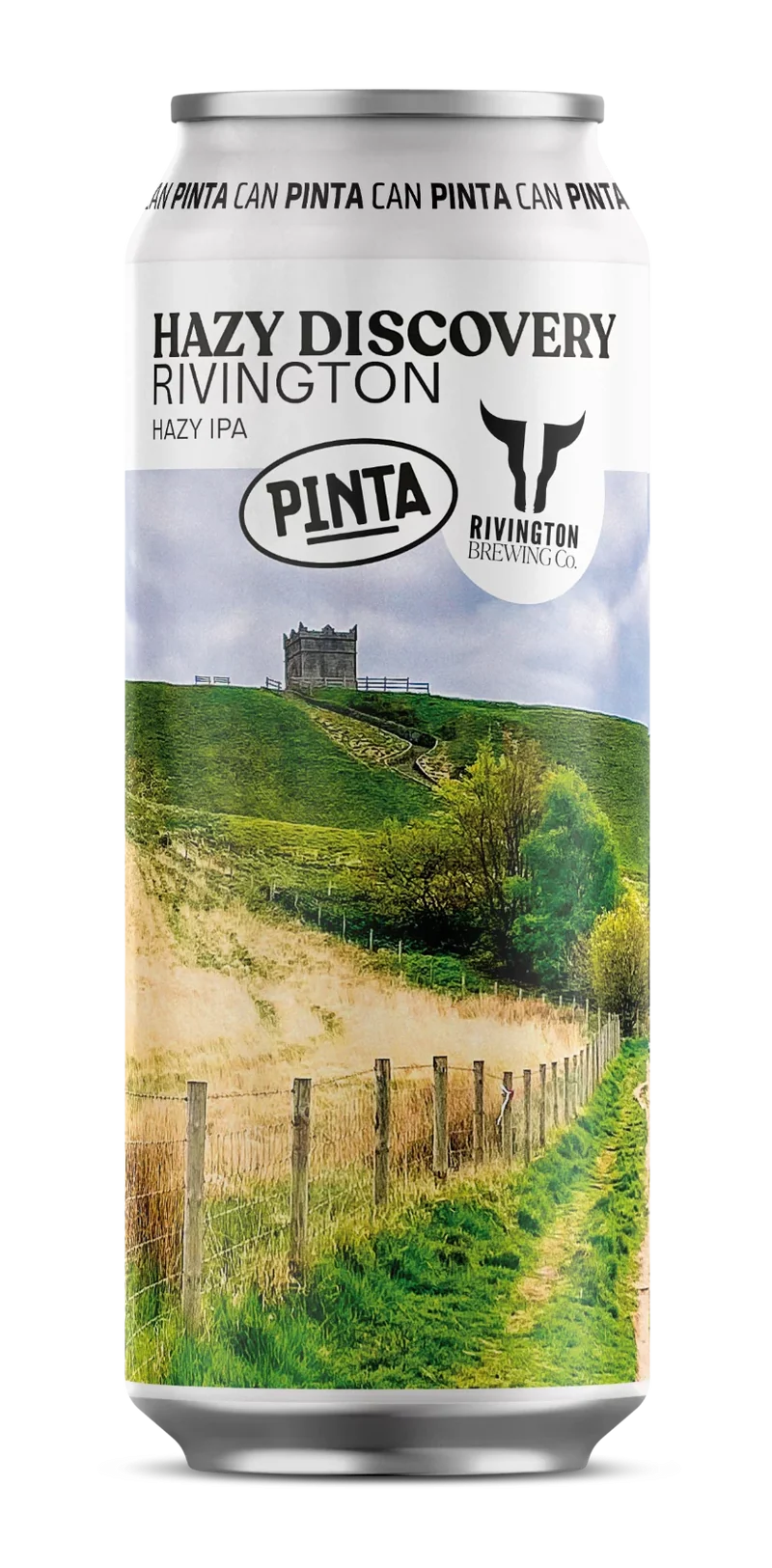 Pinta X Rivington Brewing Co- Hazy Discovery Rivington IPA 6.5% ABV 500ml Can