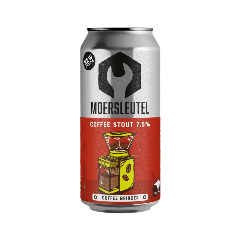Moersleutel Craft Brewery- Coffee Grinder Stout 7.5% ABV 440ml Can