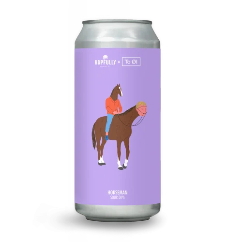 Hopfully Brewing X To Øl- Horseman Sour DIPA 8.3% ABV 440ml Can
