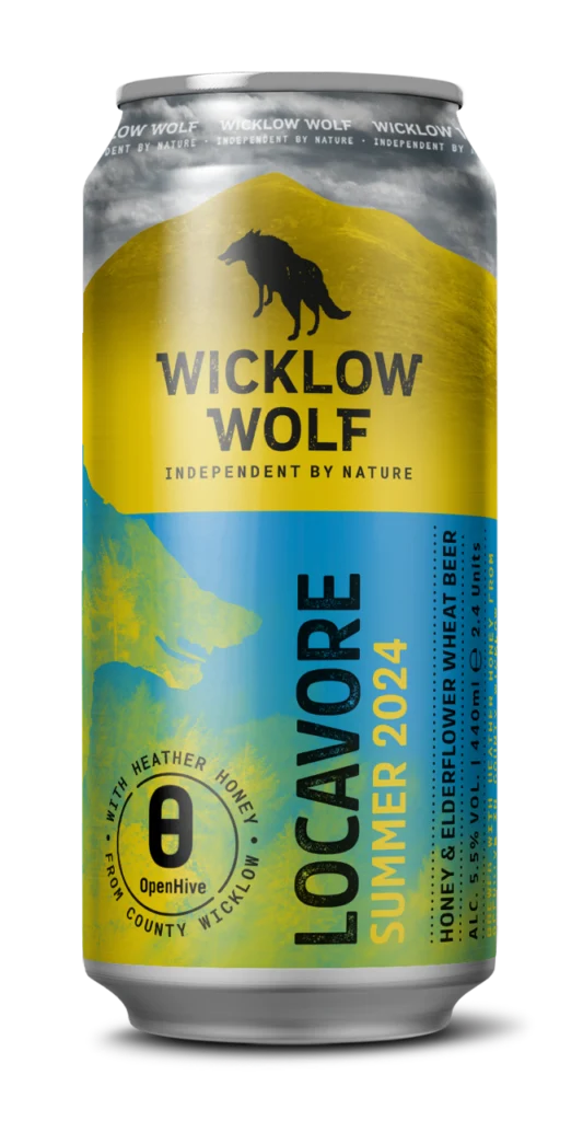 Wicklow Wolf- Locavore Summer 2024 Honey Beer 5.5% ABV 440ml Can