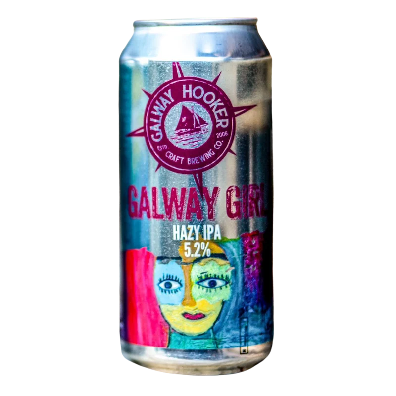 Galway Hooker Brewery- Galway Girl Hazy IPA 5.2% ABV 440ml Can