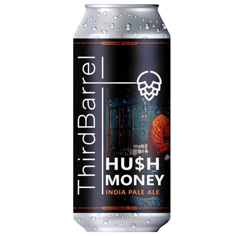 Third Barrel- Hush Money IPA 5.9% ABV 440ml Can
