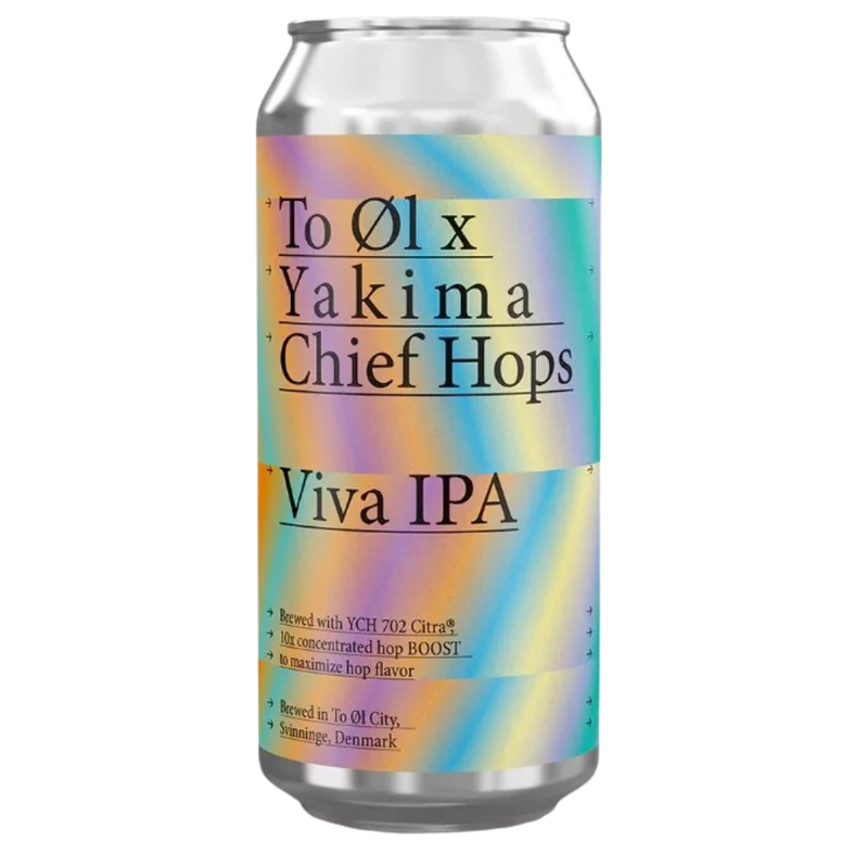To Øl X Yakima Chief Hops- Viva IPA 6.8% ABV 440ml Can