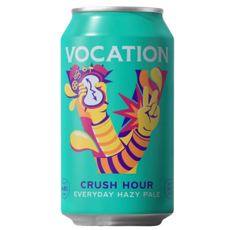 Vocation Brewery- Crush Hour Hazy Pale Ale 4.6% ABV 330ml Can