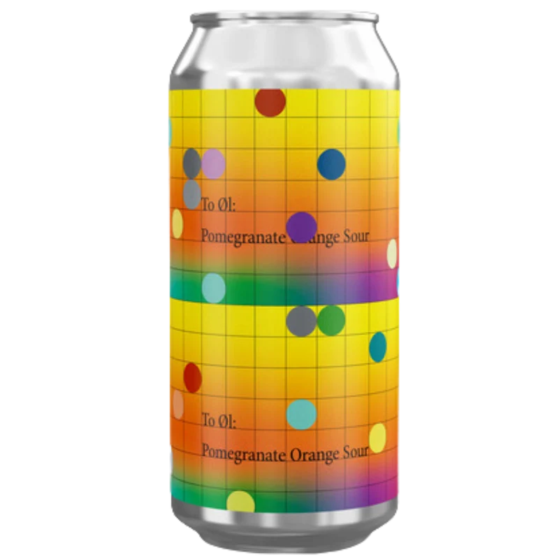 To Øl- Pomegranate Orange Sour 4% ABV 440ml Can