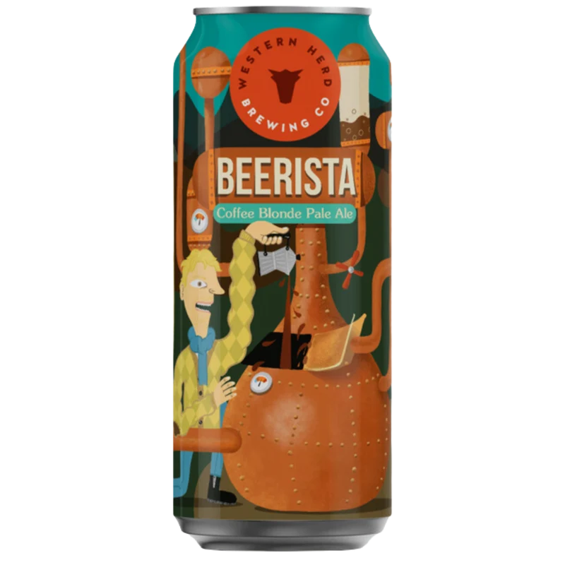Western Herd X Aman Coffee- Beerista Pale Ale 5.1% ABV 440ml Can
