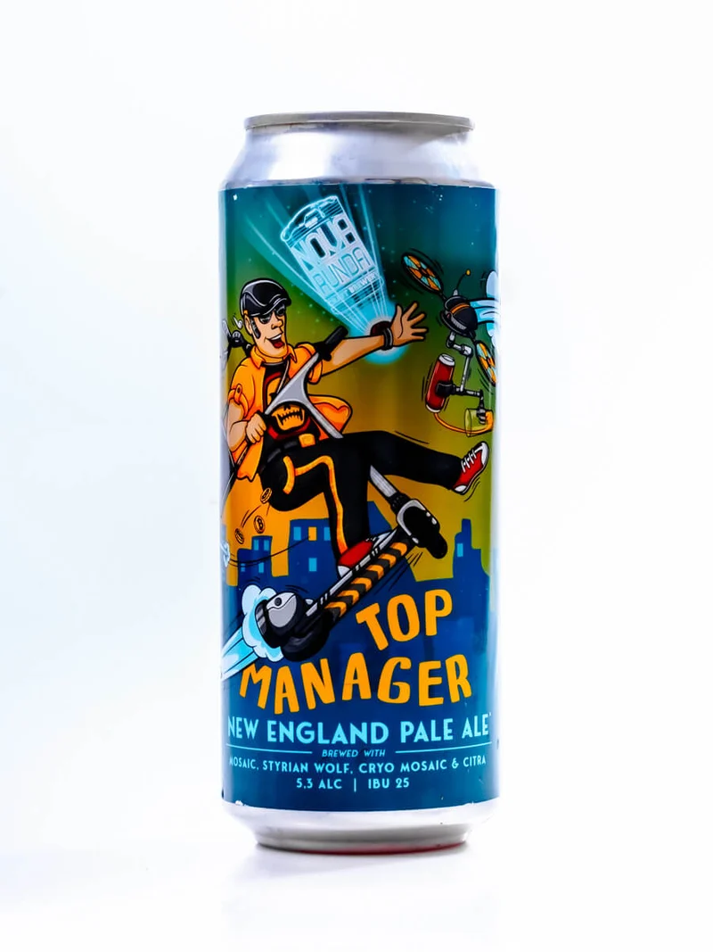 Nova Runda- Top Manager Pale Ale 5.3% ABV 440ml Can