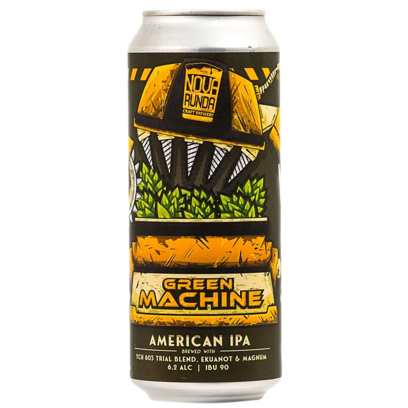 Nova Runda- Green Machine IPA 6.2% ABV 440ml Can
