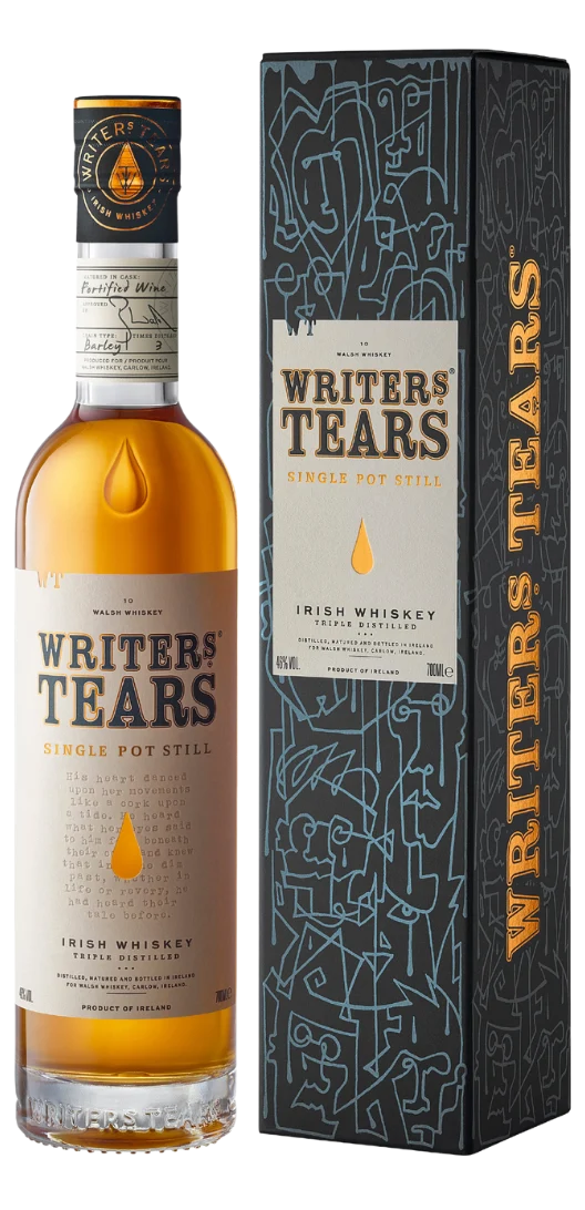WRITERS’ TEARS SINGLE POT STILL 700ml 46%abv