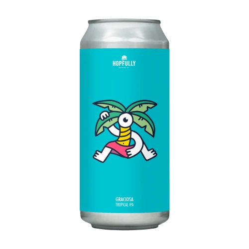 Hopfully - Graciosa Tropical IPA Ale 440ml Can 5.3% ABV