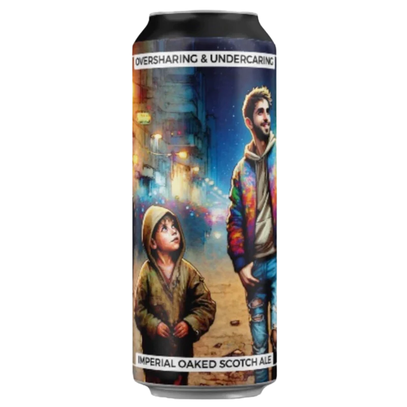 O Brother Brewing- Oversharing & Undercaring Scotch Ale 8% ABV 440ml Can