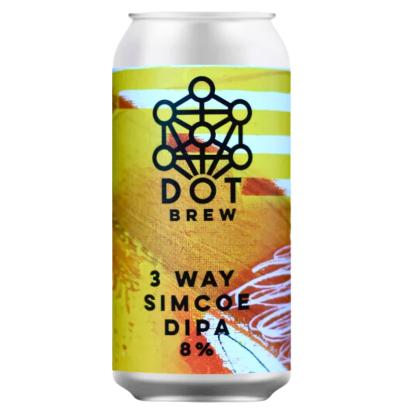 DOT Brew- 3 Way Simcoe Double IPA 8% ABV 440ml Can