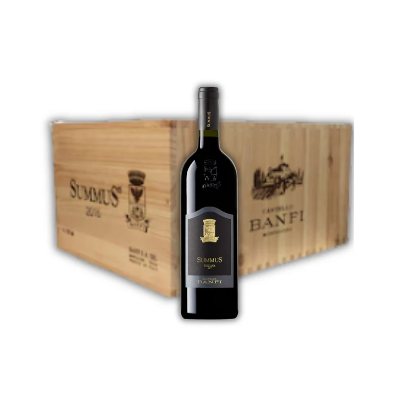 Castello Banfi Summus Sant'Antimo 6 X 750ml Bottles in wooden box