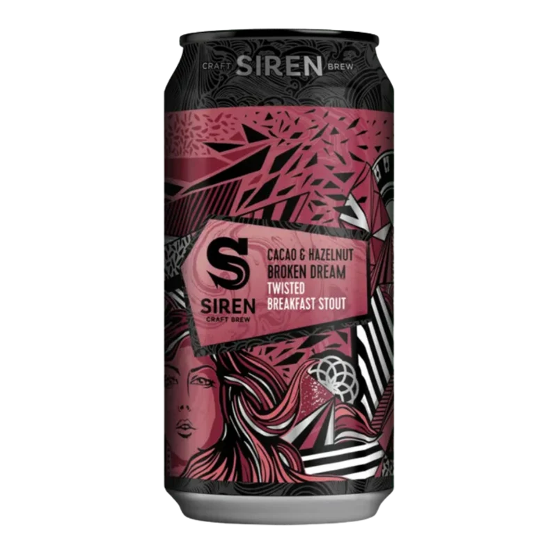 Siren- Cacao & Hazelnut Broken Dream Twisted Breakfast Stout 6.5% ABV 440ml Can