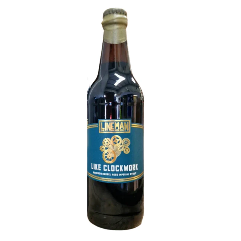 Lineman- Like Clockwork Imperial Stout 9.2% ABV 500ml Bottle