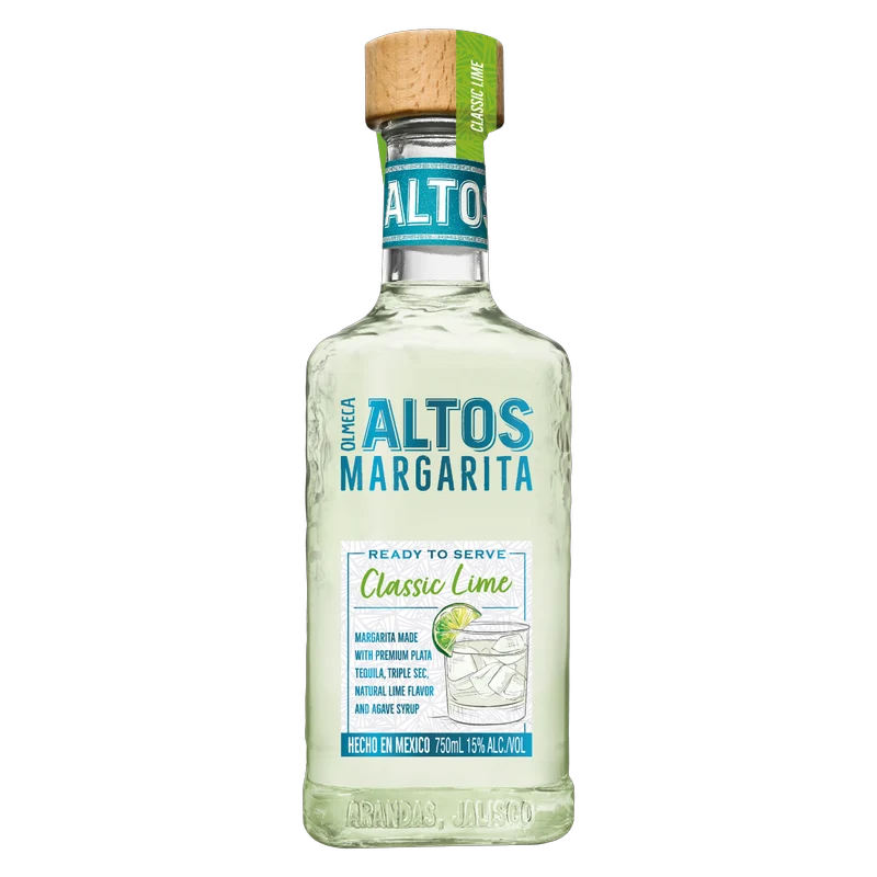 Altos Classic Lime Margarita Ready To Drink -750ml
