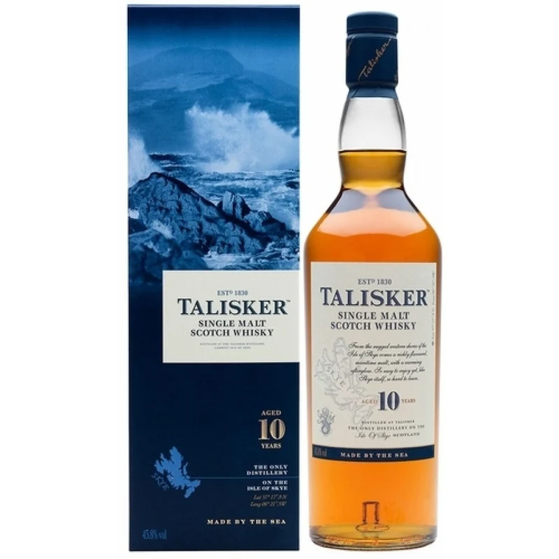 Talisker 10 Year Old Single Malt Scotch 750ML
