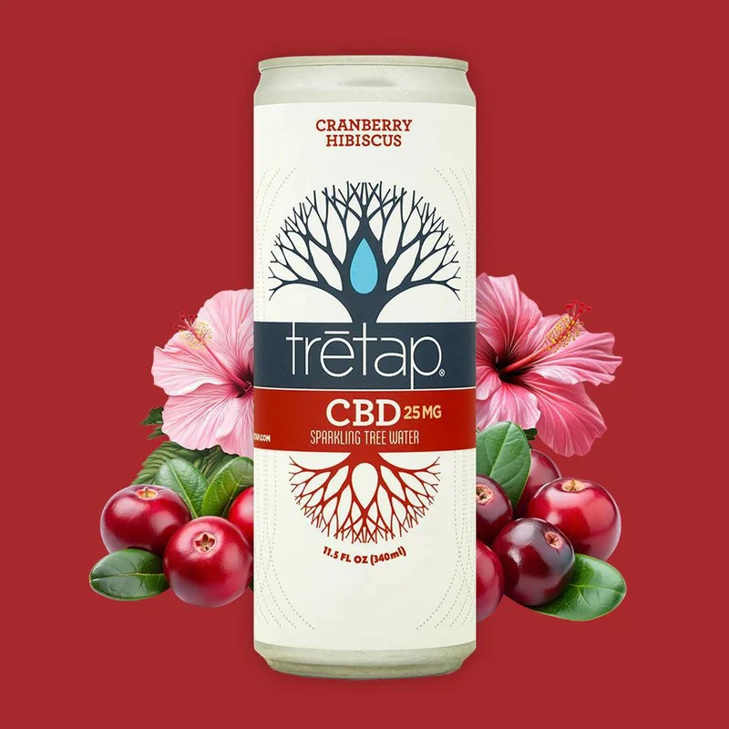 CBD TreTap Cranberry Hibiscus 25mg