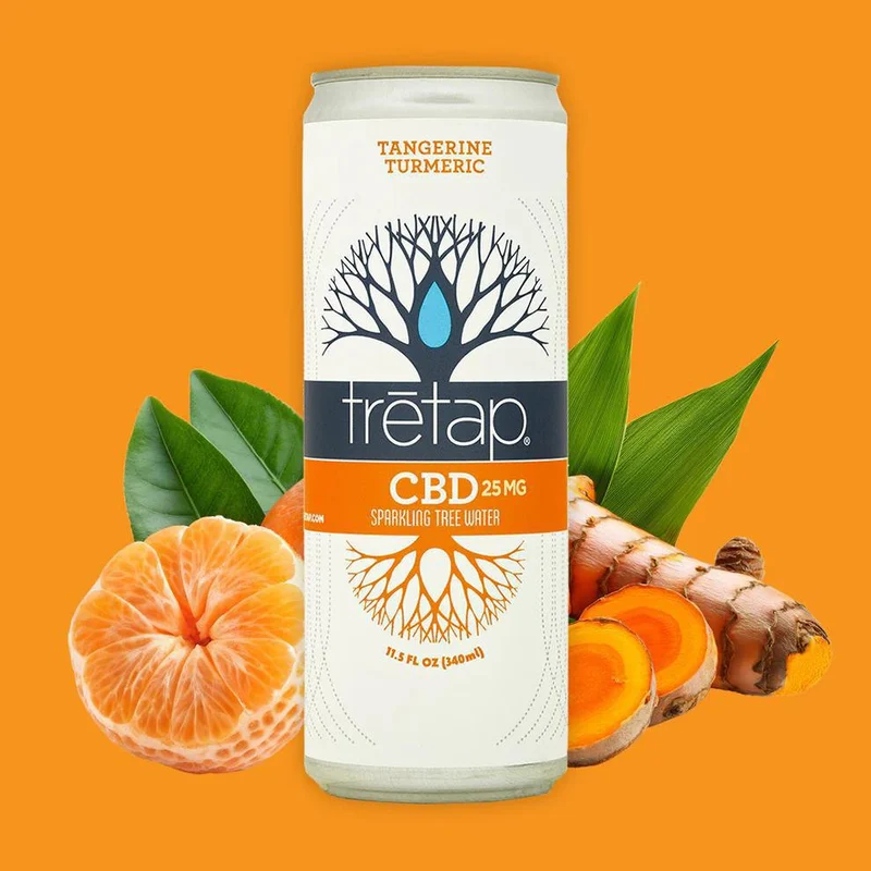 CBD TreTap Tangerine Turmeric 25mg