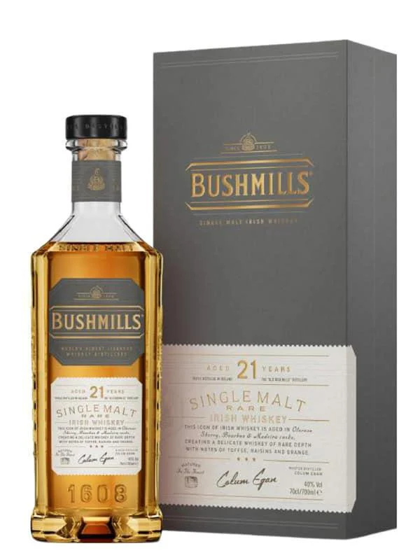 Whiskey Irish Bushmills Aged 21 years Single Malt