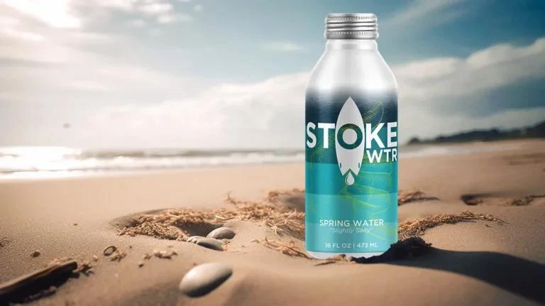Water StokeWtr Spring Water Slightly Salty