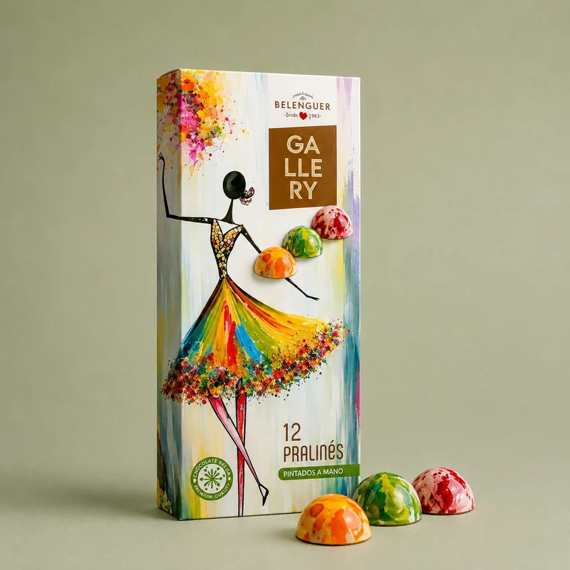 BELENGUER | GALLERY 12 PRALINES PINTADOS A MANO 96 gr