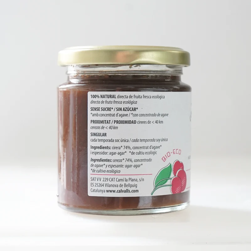 Mermelada de cereza ecológica Call Valls - 240g