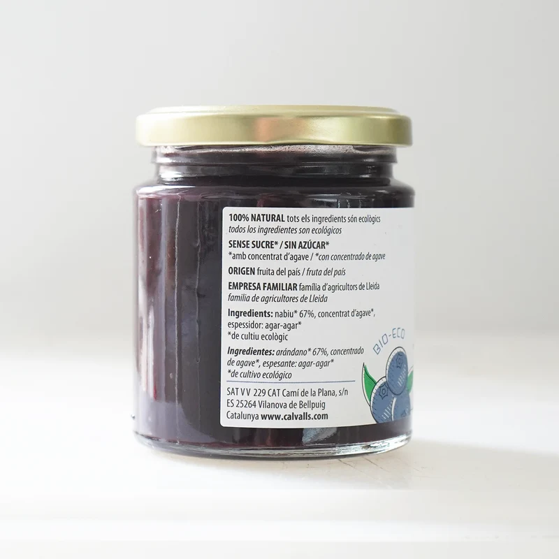 Mermelada de arándanos ecológica Call Valls - 250g