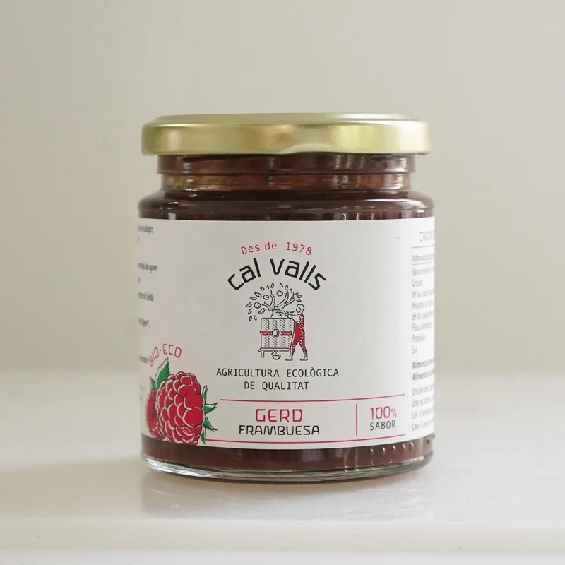 Mermelada de frambuesa ecológica Call Valls - 240g