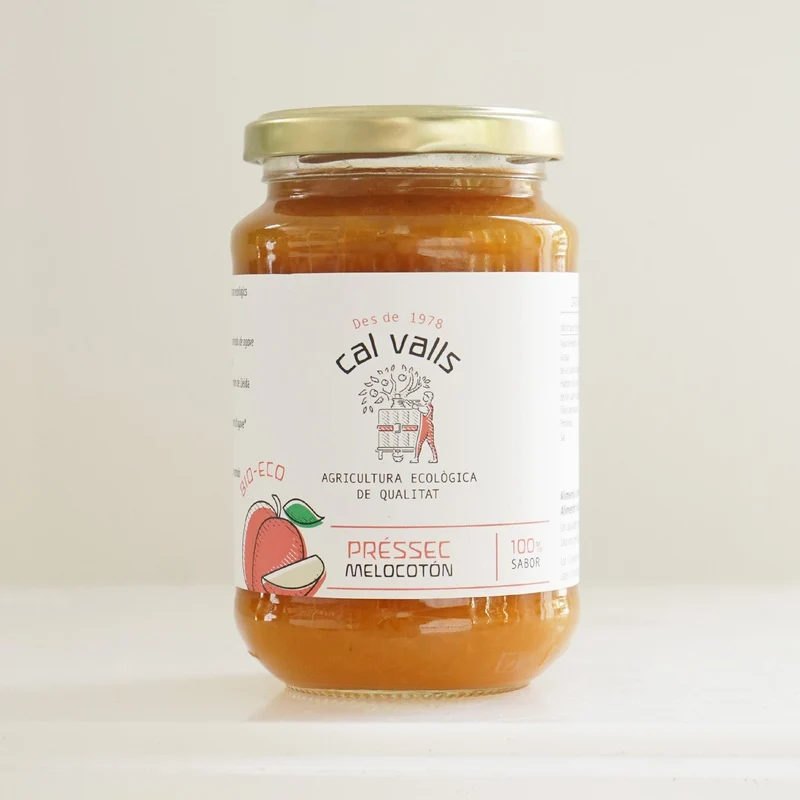 Mermelada de melocotón ecológica Call Valls - 375g