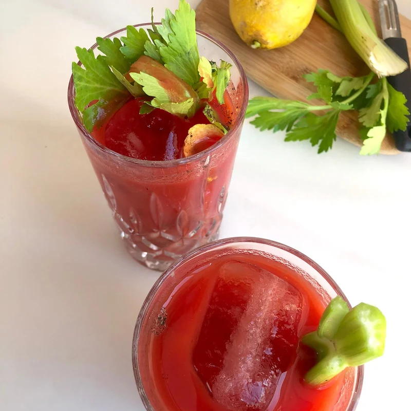 Zumo de tomate ecológico