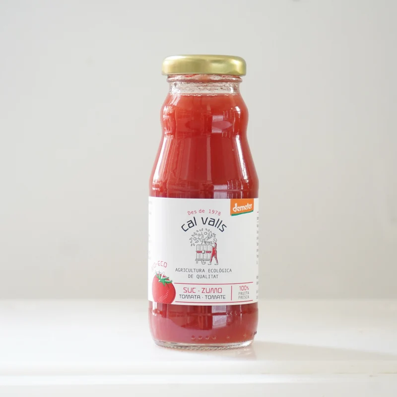 Zumo de tomate ecológico