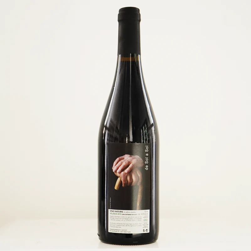 Vino tinto natural de Sol a Sol - Botella 75cl