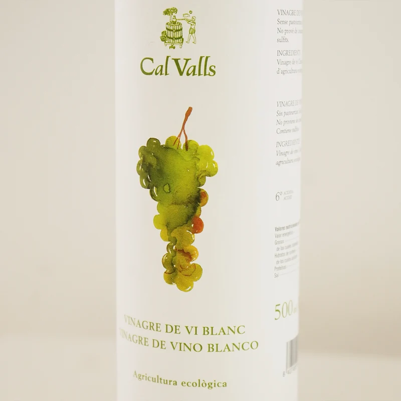 Vinagre de vino blanco ecológico - 500ml