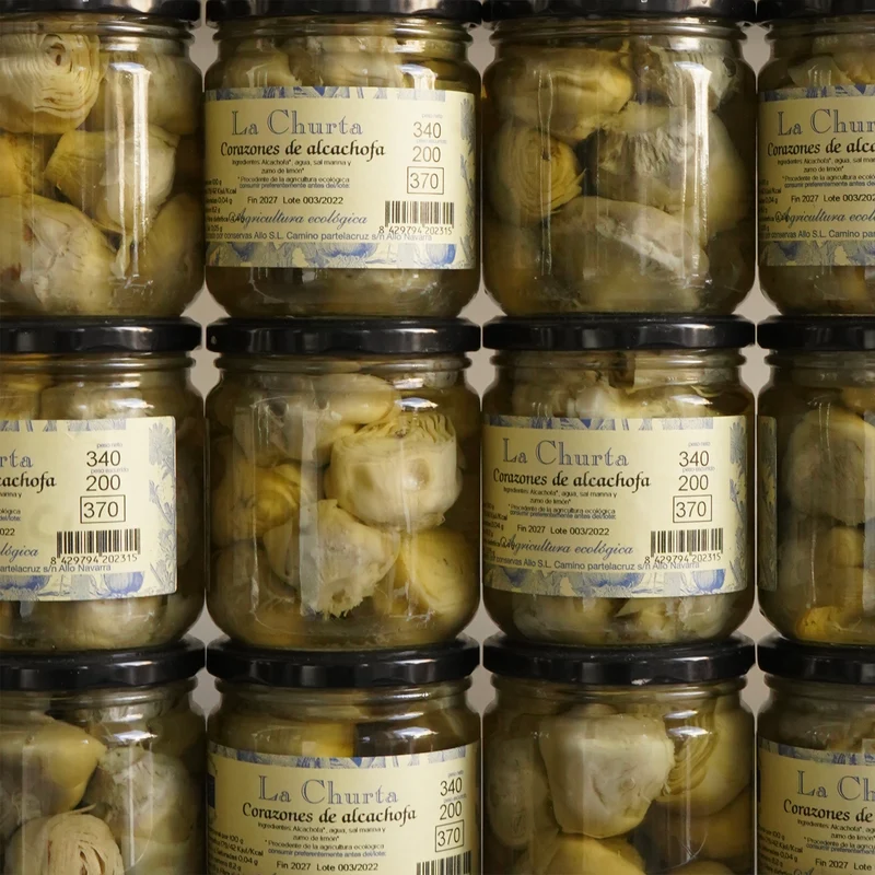 Corazón de alcachofa ecológico en conserva - 340g
